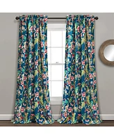 Lush Decor Dolores Light Filtering Window Curtain Panels