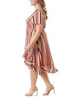 Jessica Simpson Trendy Plus Varsha Wrap Dress