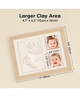 KeaBabies Solo Baby Hand and Footprint Kit, Baby Keepsake Picture Frames, Baby Handprint Kit, Newborn Baby Girl