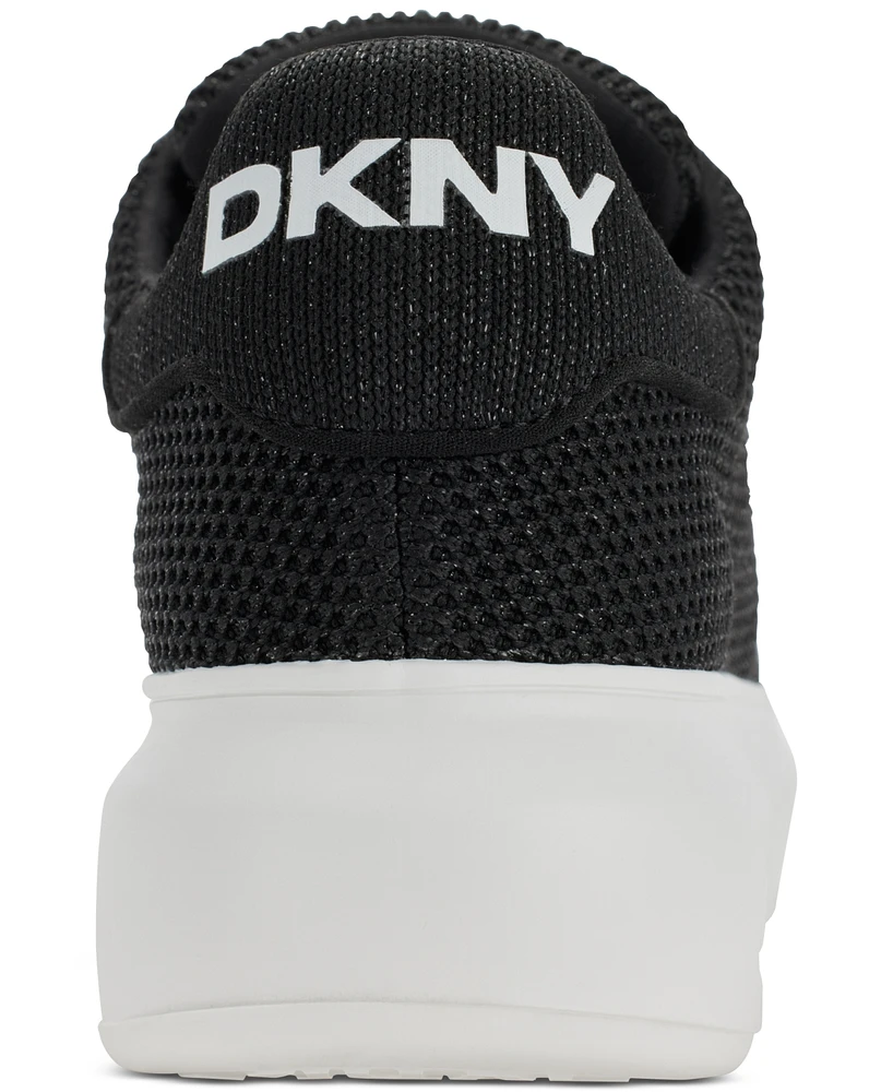 Dkny Women's Jewel Knit Lace-Up Sneakers