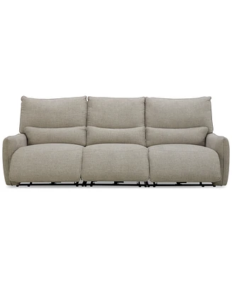 Olper -Pc. Fabric Zero Wall Sectional Power Motion Sofa