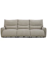 Olper -Pc. Fabric Zero Wall Sectional Power Motion Sofa