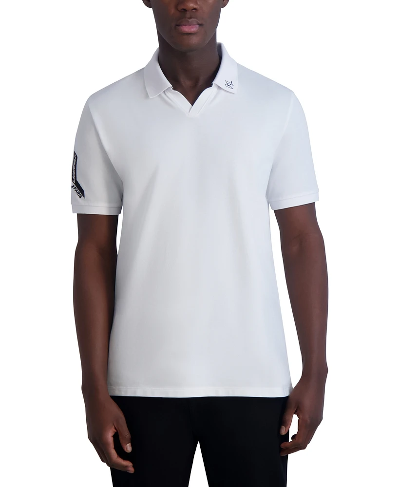 Karl Lagerfeld Paris Men's Slim-Fit Logo-Print Polo Shirt