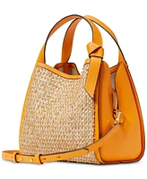 kate spade new york Knott Raffia Tweed Crossbody Tote