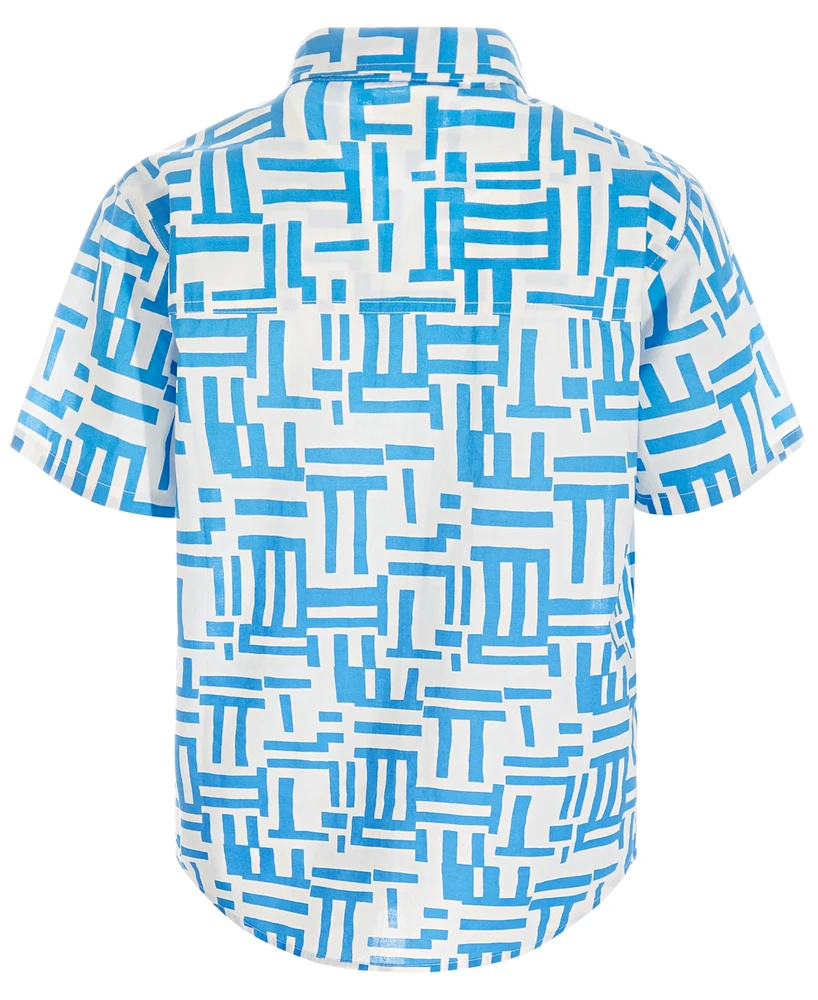 Epic Threads Little & Big Boys Cotton Short-Sleeve Printed Shirt, Created for Macy's