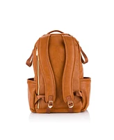 Itzy Ritzy Boss Plus Backpack Diaper Bag Cognac