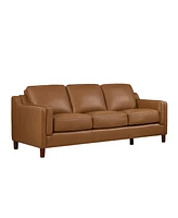 Bella 84" Top Grain Leather Sofa Couch