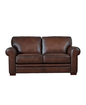 Brookfield 70" Top Grain Leather Loveseat