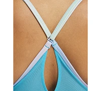 Reebok Women's Lux Bold Ombre Strappy-Back Sports Bra