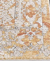 Safavieh Palermo PLM850 Gold and Beige 5'1" x 7'6" Area Rug