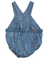 Guess Baby Boy Short Sleeve Bodysuit and Embroidered Bubble