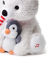 Holiday Lane Animated Plush Sing Aloud Polar Bear with Penguin, Created for Macy's