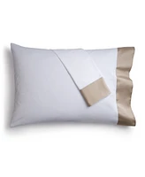 Closeout! Hotel Collection Italian Percale Sateen Cuff Pillowcase Pair, King, Exclusively at Macy's