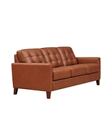 Aiden 80" Top Grain Leather Sofa