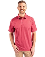 Cutter & Buck Tall Pike Banner Print Stretch Polo Shirt