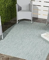 Safavieh Courtyard CY8521 Aqua and Gray 2' x 3'7" Outdoor Area Rug