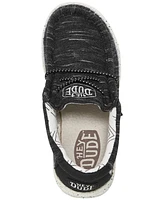 Hey Dude Toddler Kids Wally Stretch Casual Moccasin Sneakers from Finish Line