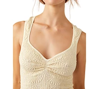 Free People Women's Love Letter Textured Sweetheart Cami