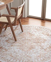 Safavieh Arizona Washable 127 ARZ127 6'x6' Round Area Rug