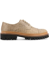 Taft Men's The Country Cap-Toe Shoe with Lug Sole