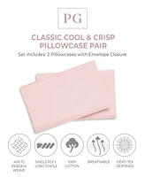 Classic Cool Crisp 2 Piece Pillowcase Set