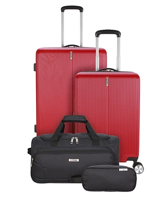 Tag Cityscape 4 Piece Hardside Luggage Set