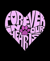 La Pop Art Forever Our Hearts - Men's Word Hooded Sweatshirt