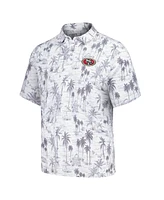 Tommy Bahama Men's Gray San Francisco 49ers Cabana Shores Island Zone Tri-Blend Polo