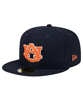 New Era Men's Navy Auburn Tigers Throwback 59Fifty Fitted Hat