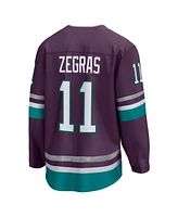 Fanatics Branded Men's Trevor Zegras Purple Anaheim Ducks 30th Anniversary Premier Breakaway Jersey