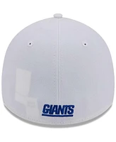 New Era Men's White New York Giants Main 39Thirty Flex Hat