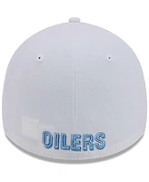New Era Men's White Tennessee Titans Main 39Thirty Flex Hat