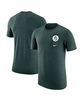 Nike Men's Green Michigan State Spartans Retro Tri-Blend T-Shirt