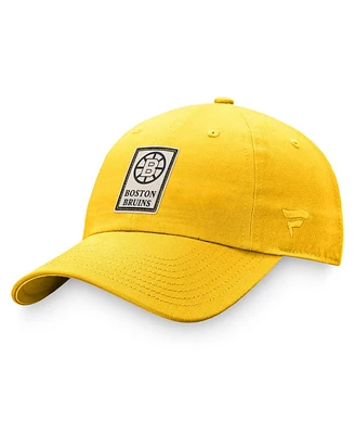 Fanatics Branded Women's Gold Boston Bruins Heritage Vintage-like Adjustable Hat
