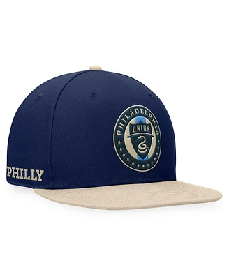 Fanatics Branded Men's Navy/Gold Philadelphia Union Downtown Snapback Hat