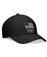 Fanatics Branded Men's Black Team Usa Blackout Adjustable Hat