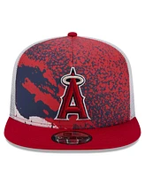 New Era Men's Red Los Angeles Angels Court Sport 9Fifty Snapback Hat