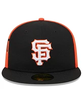 New Era Men's Black/Orange San Francisco Giants Gameday Sideswipe 59Fifty Fitted Hat