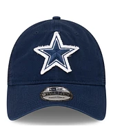 New Era Men's Navy Dallas Cowboys Game Day 9Twenty Adjustable Trucker Hat