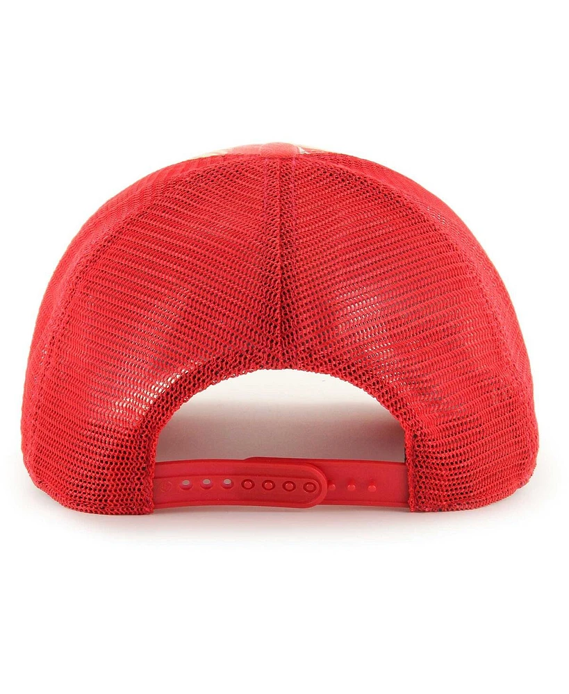 47 Men's Red Kansas City Chiefs Tropicalia Hitch Trucker Adjustable Hat