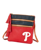 Dooney Bourke Philadelphia Phillies Infield Triple Zip Crossbody Purse