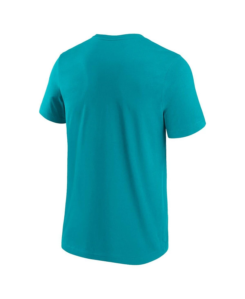 Fanatics Branded Men's Aqua Paris 2024 Repeat Outline T-Shirt