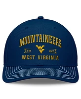 Top of the World Men's Navy West Virginia Mountaineers Carson Trucker Adjustable Hat