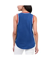 G-iii 4Her by Carl Banks Women's Blue New York Rangers Strategy Tank Top