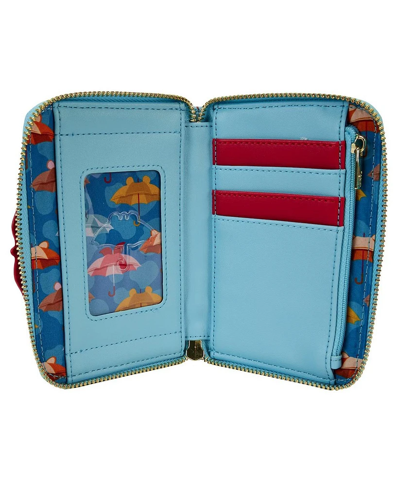 Loungefly Winnie the Pooh Friends Rainy Day Zip-Around Wallet