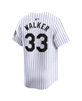 Nike Men's Larry Walker White Colorado Rockies Home Limited Player Jersey