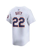 Nike Men's Brett Baty White New York Mets Home Limited Player Jersey