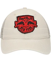 New Era Men's Tan New York Red Bulls Game Day 9Twenty Adjustable Trucker Hat