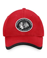 Fanatics Branded Men's Red Chicago Blackhawks Fundamental Adjustable Hat