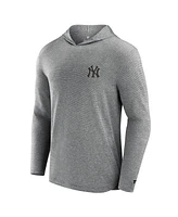 Fanatics Signature Men's Black New York Yankees Front Office Tech Lightweight Hoodie T-Shirt